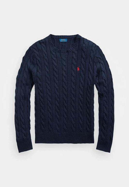 Cable Knitted Pullover Sweater