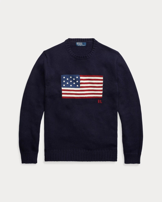 Flag Knitted Pullover